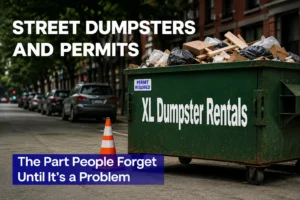 Street Dumpsters and Permits The Part People Forget Until It's a Problem