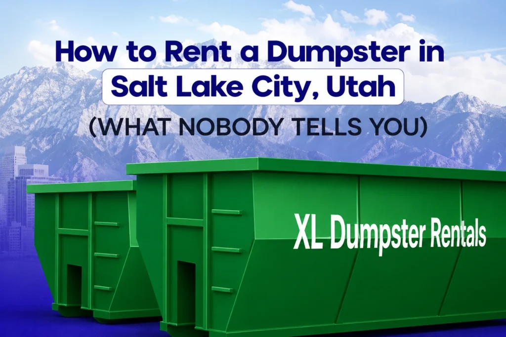 how to rent a dumpster rental service